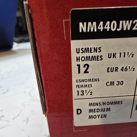 New Balance Numeric 440 V2 NM440JW2 Pale Pink White Suede Skate Shoes Mens 12 - Picture 9 of 14